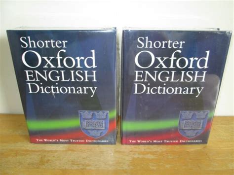 Shorter Oxford English Dictionary Fifth Edition 2 Volumes Hardcover