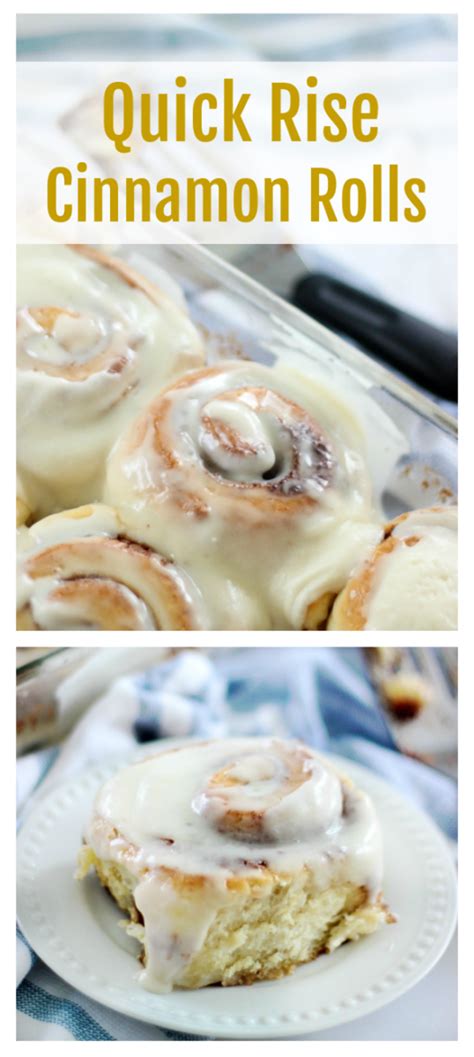 Cinnamon Rolls Dont Have To Take All Morning To Make These Quick Rise