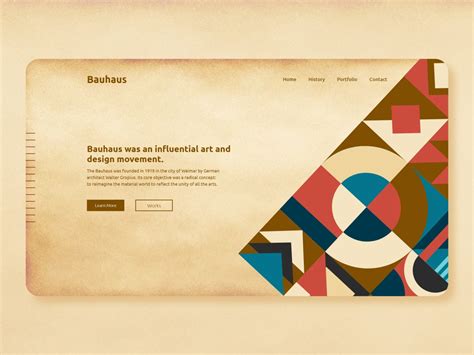 Bauhaus Web Ui By Rifat Alam Rafi On Dribbble