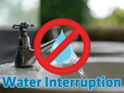Post advisory notices against consuming tap water, ice, or beverages made with water. Notice: Water interruption in Tekwane North | Mpumalanga News