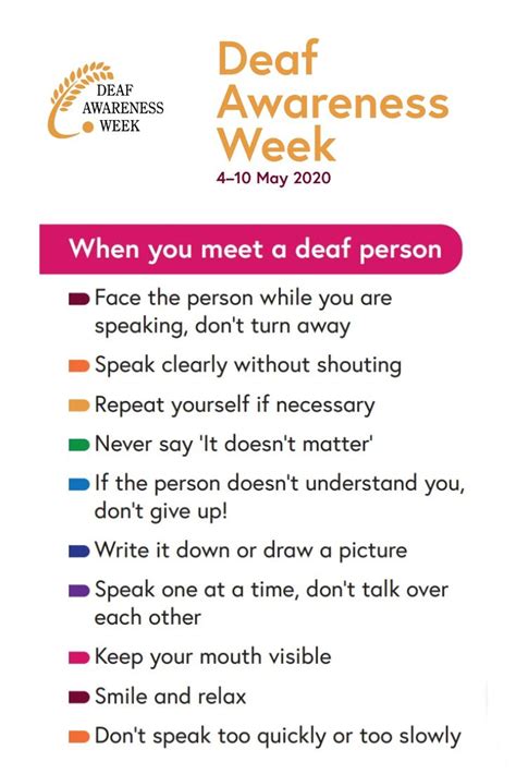Deaf Awareness Week Deaf Awareness Deaf Deaf Person