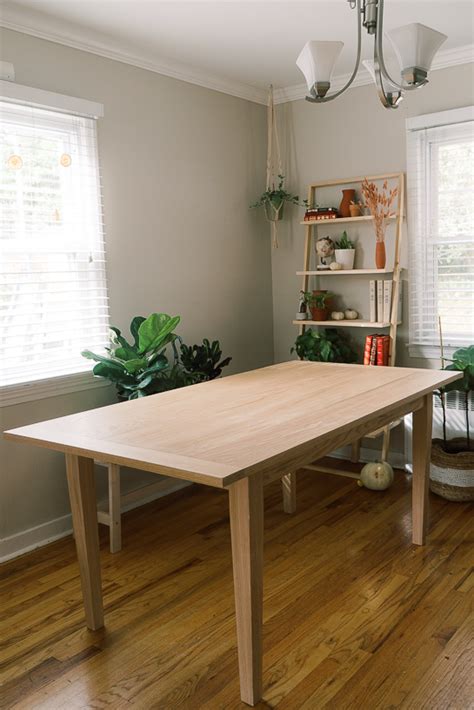 Easy Diy Modern Dining Table Fancy Look For Less If Only April