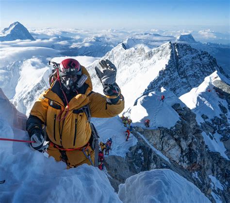 Climbing Everest Mountain