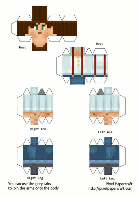Papercraft De Minecraft Story Mode Taringa Skin Minecraft