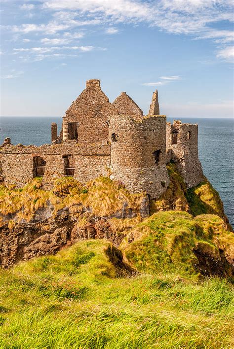 Dunluce Castle Ruins Northern Ireland Photograph By James Steinberg
