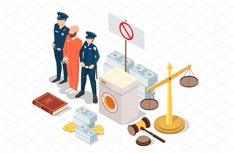 Anti Money Laundering Law And Finance Illustrations ~ Creative Market