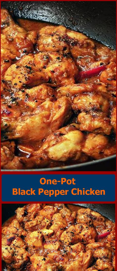 First you brown the chicken, then brown the orzo in the rendered fat, and then add some onions and garlic. One-Pot Black Pepper Chicken Recipe | superfashion.us ...