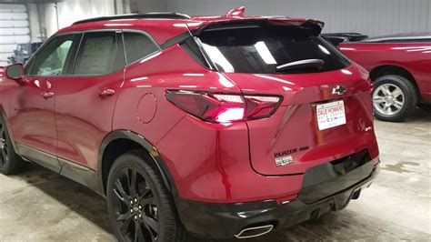2019 Chevy Blazer Rs Cajun Red Awd At Dale Howard Auto Iowa Falls Youtube