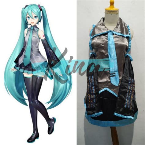 Hatsune Miku Vocaloid Cosplay Costume Female Shopee Indonesia