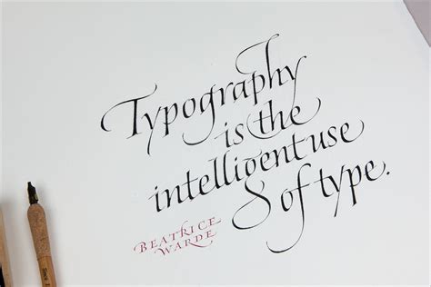 Traditional Calligraphy Samples By John Stevens Spencerian Italic Script