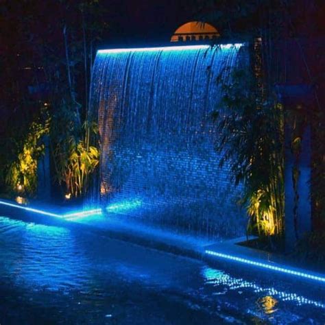 Top 60 Best Pool Waterfall Ideas Cascading Water Features Swimming