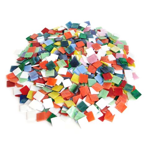 3 4 Opalescent Stained Glass Chip Assortment 4 Lb Bulk