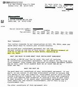 Letter To Irs For Payment Plan Images
