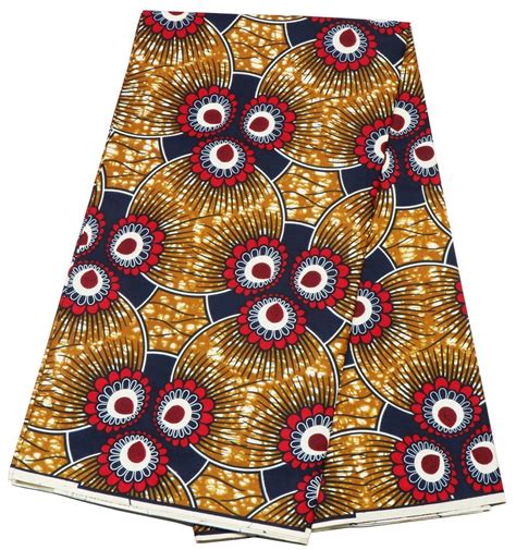 Sewing Fabric Sewing And Needlecraft Sell By 6 Yards Ankara Wax Print African Wrapper Print 100