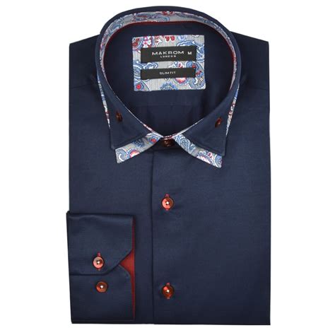 Buy Mens Paisley Double Collar Mens Shirt Dolce SL5802 Shirts | The 