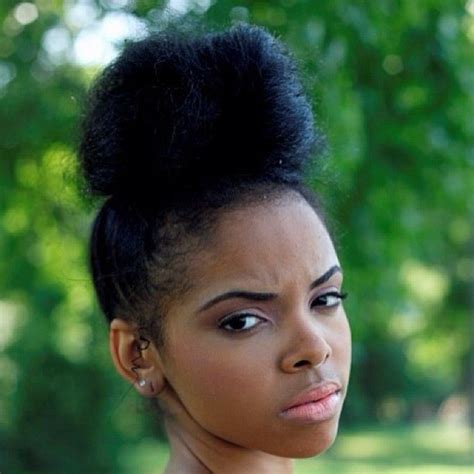 The best natural hairstyles and hair ideas for black and african american women, including braids, bangs, and ponytails, and styles for short, medium, and long hair. 193 best 05 Natural Hair - Updo/Bun Style images on ...