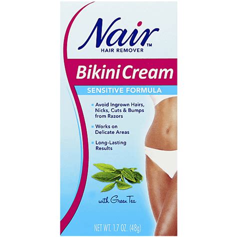 nair™ sensitive formula bikini cream hair remover 1 7 oz box stuffing foodtown