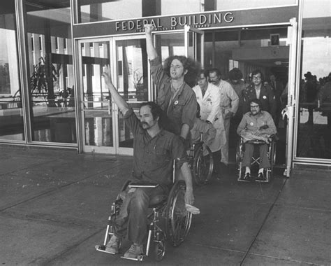 A Photo Of Vietnam Veterans In Wheelchairs Protesting The Vietnam War