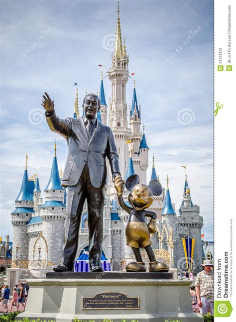 Walt Disney And Mickey Mouse Editorial Stock Photo Image