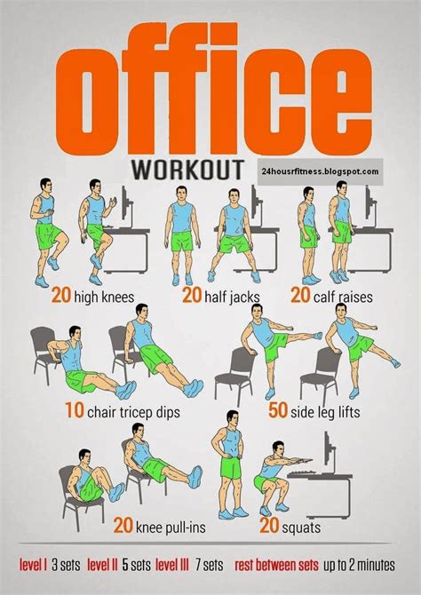 Ab Workouts For Sitting At Your Desk ~ Workout Printable Planner