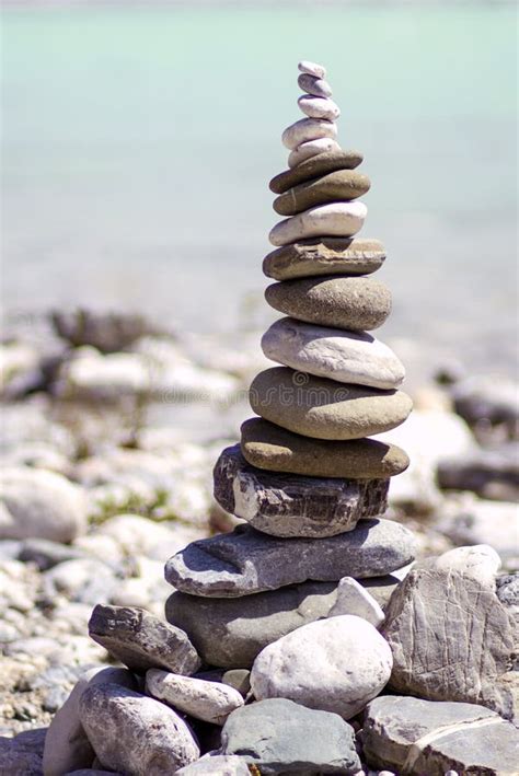 Zen Stone Tower Stock Photo Image Of Rock Arrangement 34874882