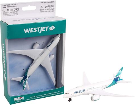 Daron Worldwide Trading Rt7374 Westjet Single Plane Uk Toys