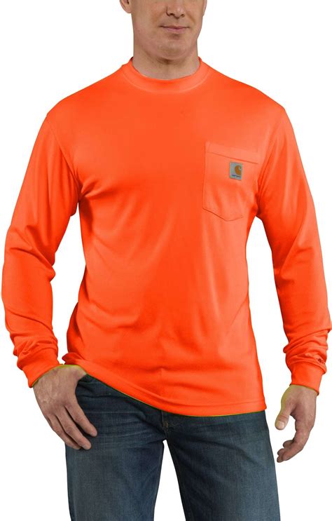 Carhartt Carhartt Mens Force Color Enhanced Long Sleeve T Shirt