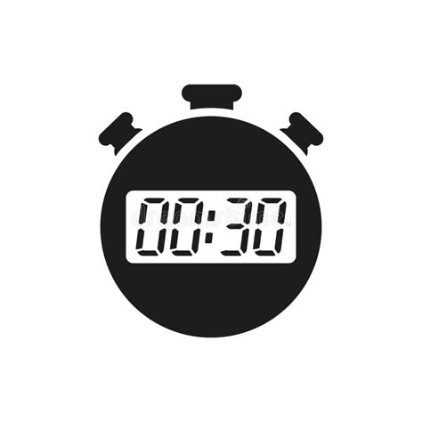 Les 30 Secondes Icône De Chronomètre De Minutes Horloge Et Montre
