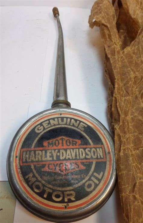 Vintage Harley Davidson Motor Oil Can