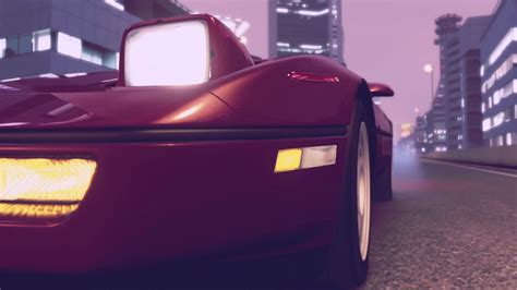 C4 ZR1 Corvette Tearing Up The Wangan Retrowave Synthwave Assetto