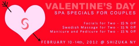 Vol 107 Valentines Day Spa Specials Shizuka New York Day Spa
