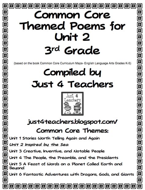 Third Grade Poems