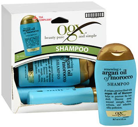 Organix Moroccan Argan Oil Shampoo Renewing 3 Oz Tray Of 10 The Online Drugstore