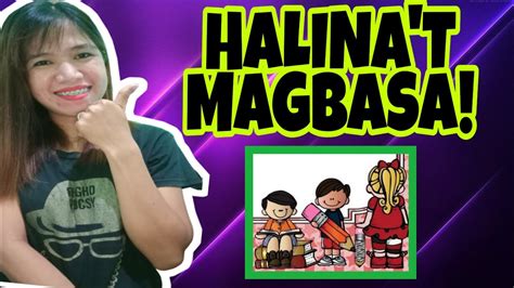 Halinat Magbasa Magbasa Tayo Pagbasa Part 1 Youtube