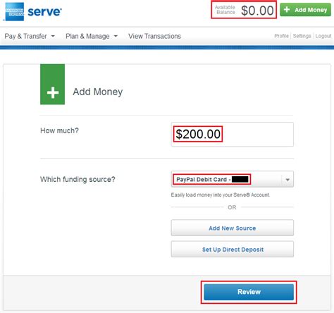 If you don't have a paypal balance account, you might see an option to accept the money instead. How to Add a Debit Card to Serve