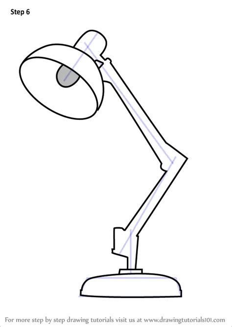 Step By Step How To Draw Table Lamp