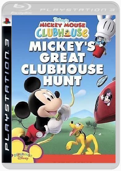 Mickeys Great Clubhouse Hunt Playstation 3 Box Art Cover By