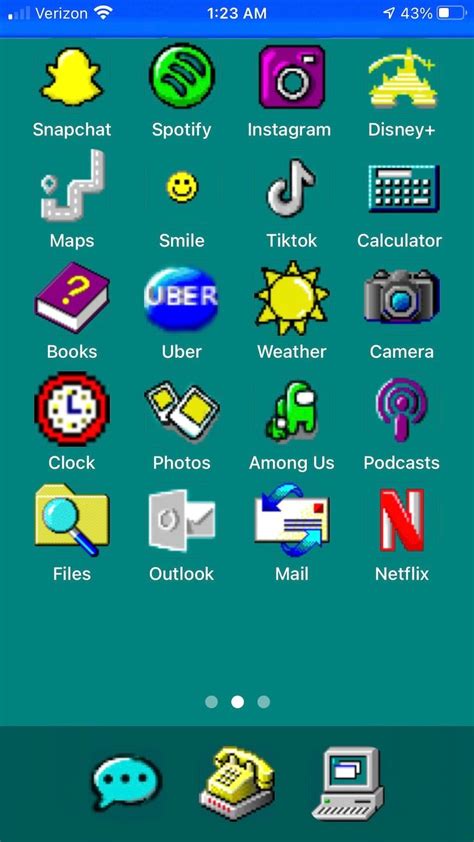 Windows 98 Icons Ios 14 Icon Pack Etsy Windows 98 Iphone Home