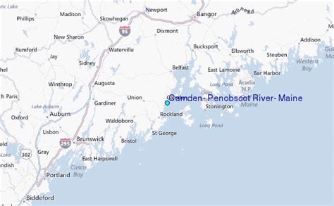Camden Penobscot River Maine Tide Station Location Guide