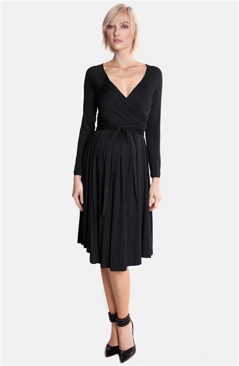 Olian Jersey Maternity Wrap Dress Nordstrom