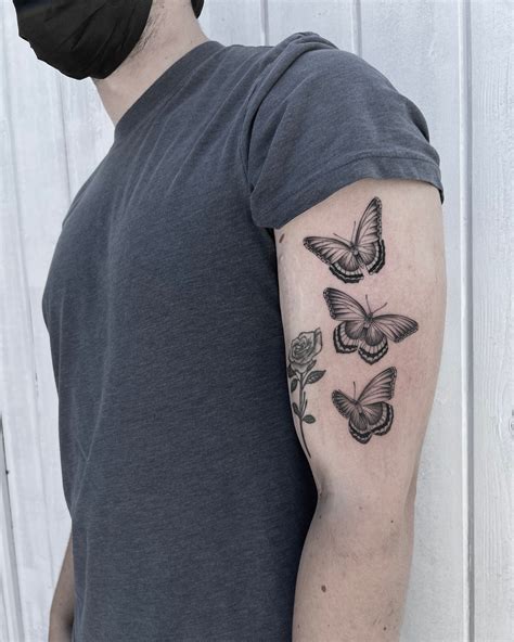 22 Male Butterfly Tattoo Isobellebrodi