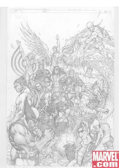 Uncanny X Men 500 Turner Sketch Variant Marvel Comic Universe Comics