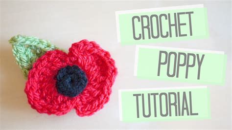 Crochet Poppy Tutorial Bella Coco Youtube