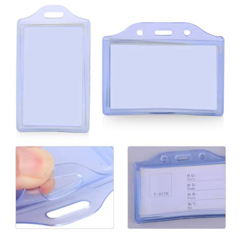 A3 rigid pvc clear card holder plastic card holders document protector from juxin stationery manufacturing shenzhen co., ltd. Clear Soft Plastic 2 Pockets Vertical Horizontal Business ...