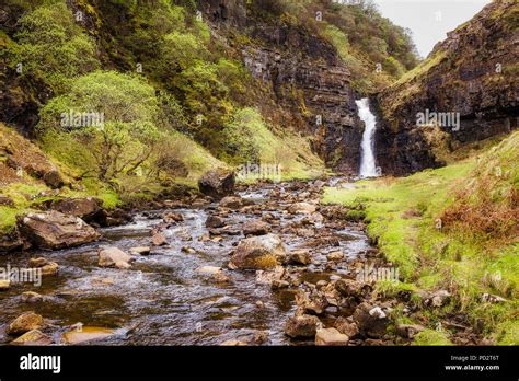 Lealt Falls Waterfall Isle Of Skye Stock Photo Alamy