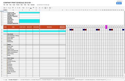 Project Management Spreadsheet Templates Excelxo Com