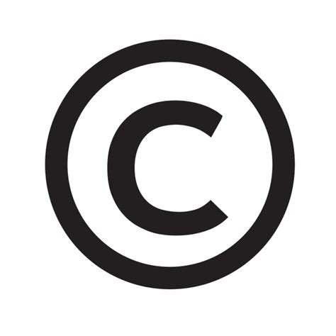 Copyright Symbol Icon Vector Illustration Nohat Free For Designer