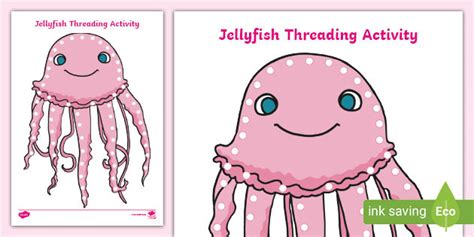 Jellyfish Threading Activity Teacher Made