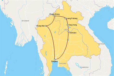 How To Travel From Northern Thailand To Laos With Map Touropia