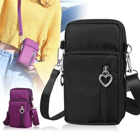 Tsv Tsv Lightweight Small Crossbody Bag Cell Phone Purse Wallet For Women Waterproof Nylon